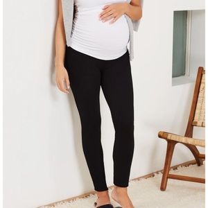Isabella Oliver Maternity Ponte Leggings (Black)